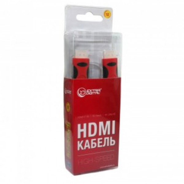 Extradigital HDMI to HDMI, 0.75m, v1.4b, 30 AWG, Gold, PVC, Hi-Speed
